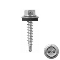 Саморез кровельный 5,5* 38 Цинк (уп. 25штук)