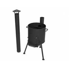 Удлинение трубы для печи под казан 40см