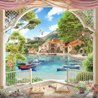 Фотообои Городок у моря 22107-ML 