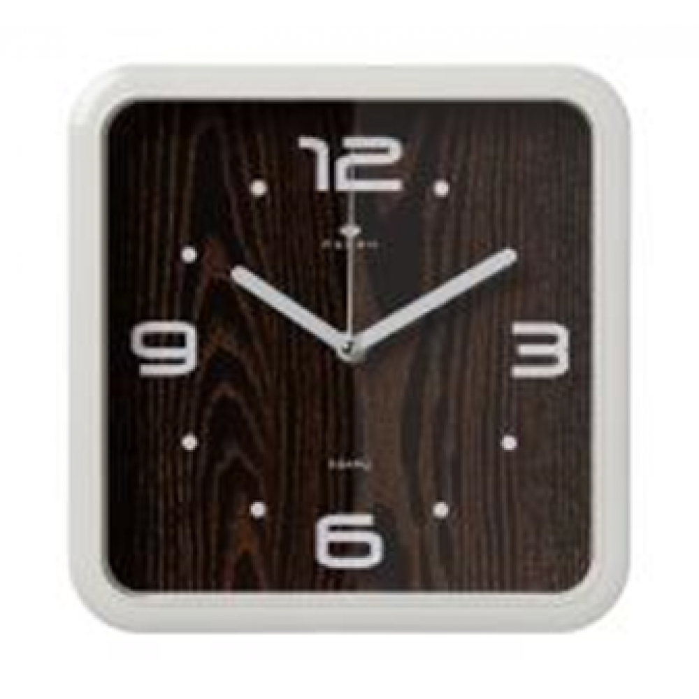 Часы настенные квадрат 22х22см, корпус белый "Классика" Рубин 2223-013 Часы настенные квадрат 22х22см, корпус белый "Классика" Рубин 2223-013