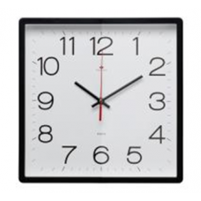 Часы настенные квадрат 30х30см, корпус черный "Классика" "Рубин" 3028-141B Часы настенные квадрат 30х30см, корпус черный "Классика" "Рубин" 3028-141B