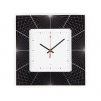 Часы настенные квадрат 35х35см, корпус белый "Геометрия 1" "Рубин" 3636-001