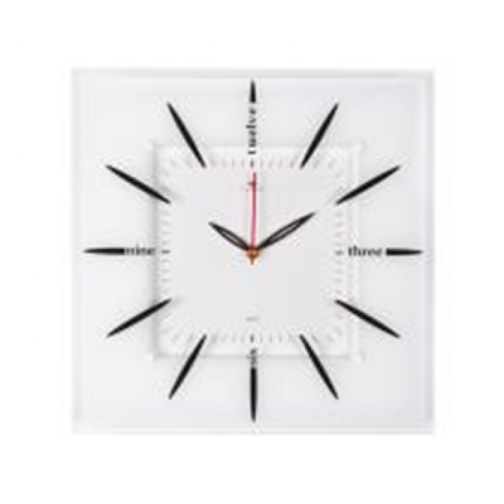 Часы настенные квадрат 35х35см, корпус белый "Абстракция" "Рубин" 3636-003 Часы настенные квадрат 35х35см, корпус белый "Абстракция" "Рубин" 3636-003