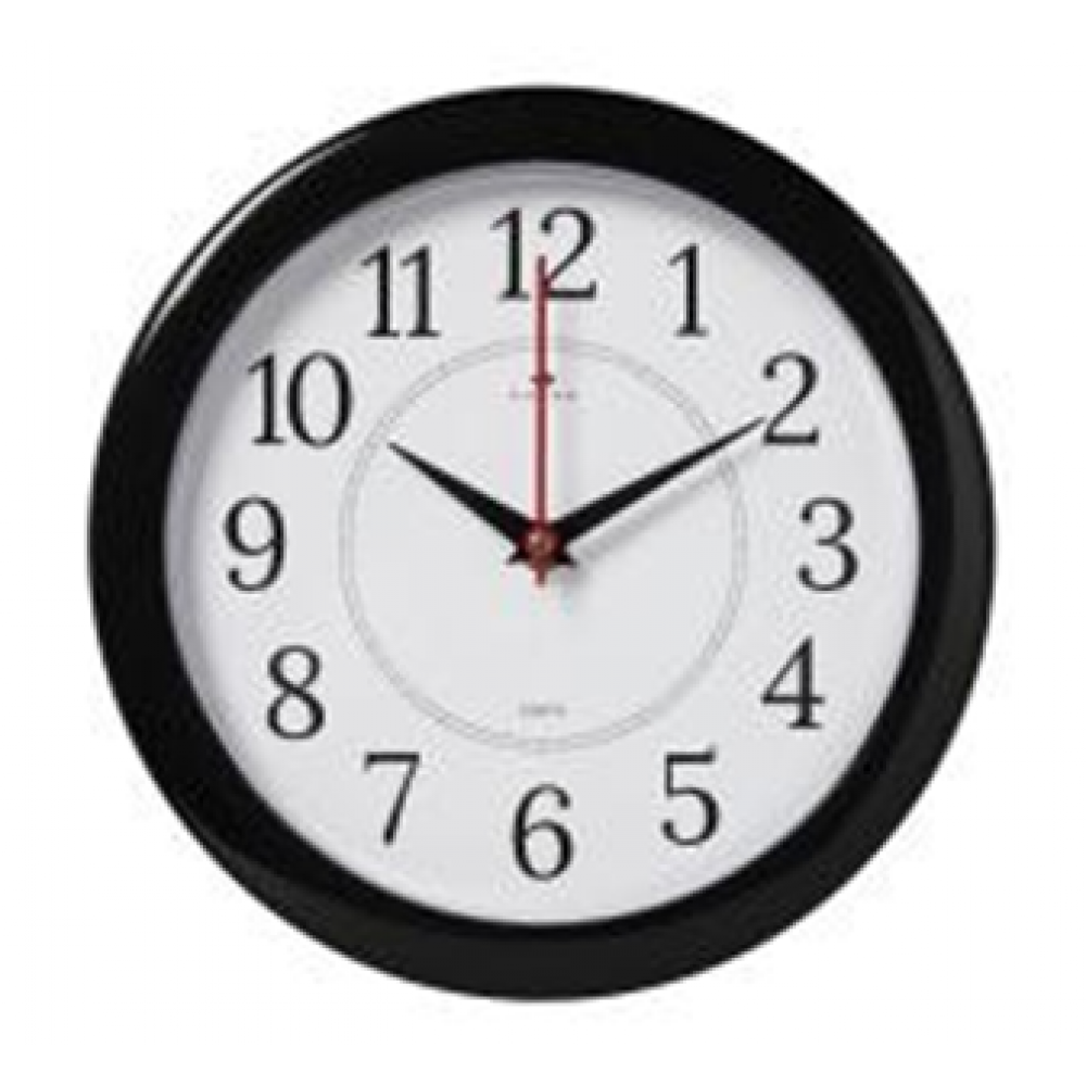 Часы настенные круг d=24,5см, корпус черный "Классика" "Рубин" 2323-293B Часы настенные круг d=24,5см, корпус черный "Классика" "Рубин" 2323-293B