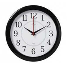Часы настенные круг d=24,5см, корпус черный "Классика" "Рубин" 2323-293B Часы настенные круг d=24,5см, корпус черный "Классика" "Рубин" 2323-293B