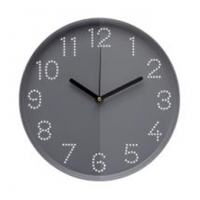 Часы настенные d=25см, корпус серый "Классика" Рубин 2520-002