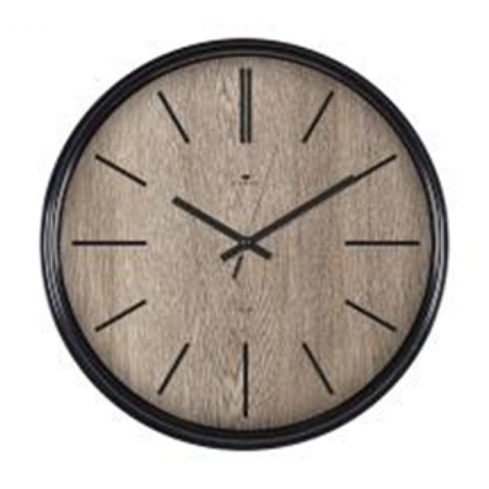 Часы настенные круг d=29см, корпус черный " Классика" 2940-007