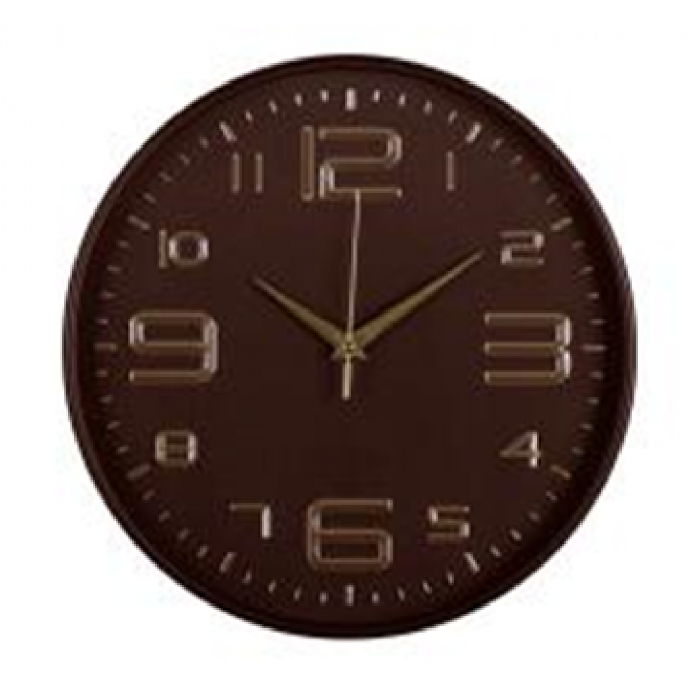 Часы настенные круг d=30см, корпус коричневый, "Классика", "Рубин" 3015-004 Часы настенные круг d=30см, корпус коричневый, "Классика", "Рубин" 3015-004