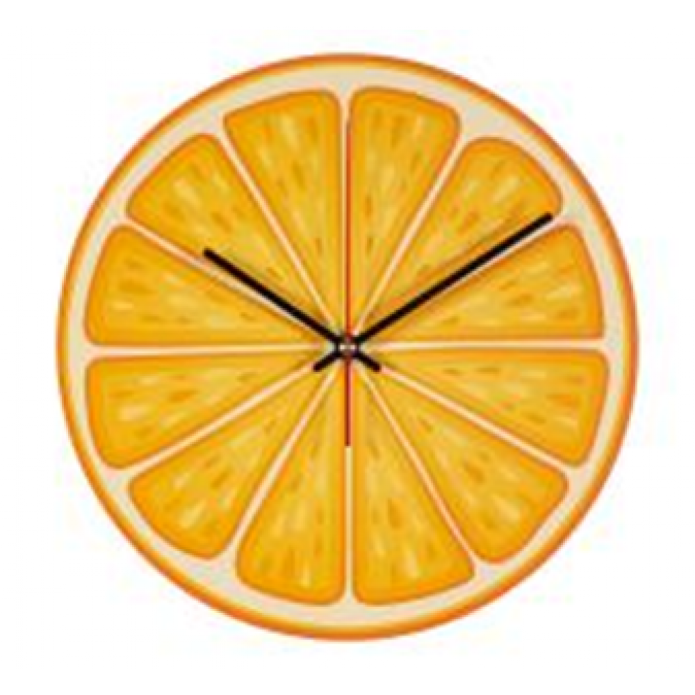 Часы настенные d=30см, с открытой стрелкой "Апельсин", Рубин 3009-001 Часы настенные d=30см, с открытой стрелкой "Апельсин", Рубин 3009-001