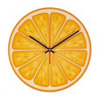 Часы настенные d=30см, с открытой стрелкой "Апельсин", Рубин 3009-001