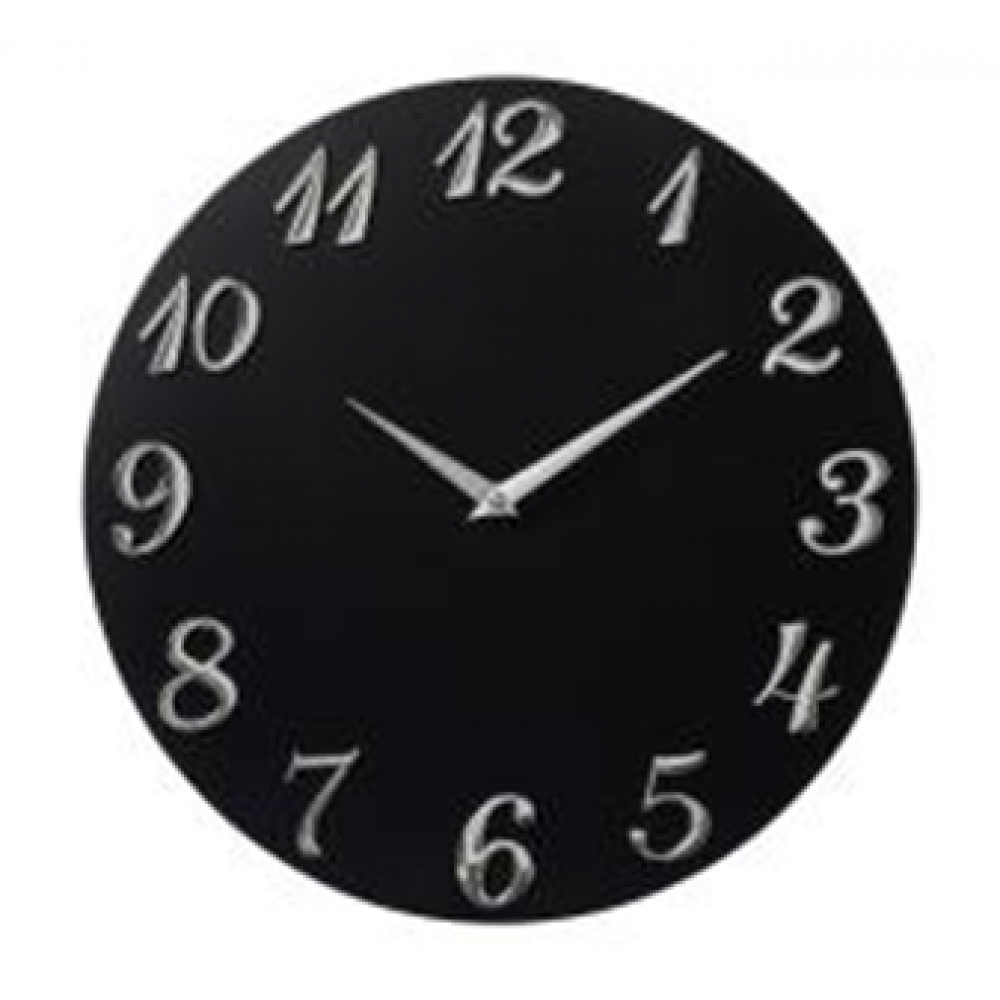 Часы настенные интерьерные из МДФ, d=35 см, черный "Классика" " Рубин 3539-001 Часы настенные интерьерные из МДФ, d=35 см, черный "Классика" " Рубин 3539-001