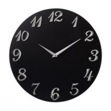 Часы настенные интерьерные из МДФ, d=35 см, черный "Классика" " Рубин 3539-001 Часы настенные интерьерные из МДФ, d=35 см, черный "Классика" " Рубин 3539-001