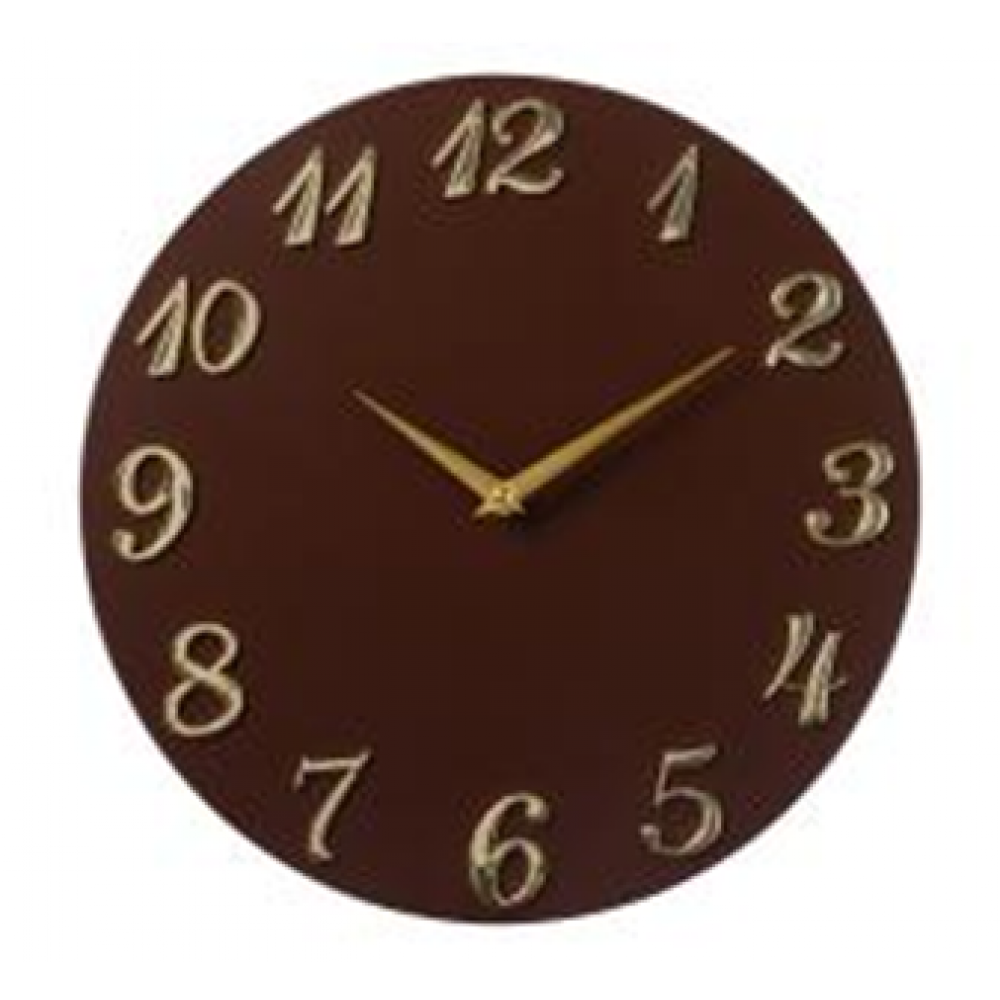 Часы настенные интерьерные из МДФ, d=35 см, коричневый "Классика" " Рубин 3539-002 Часы настенные интерьерные из МДФ, d=35 см, коричневый "Классика" " Рубин 3539-002