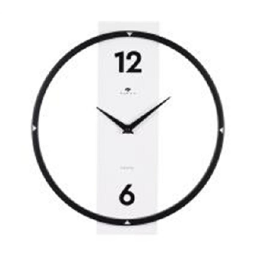 Часы настенные металл+ дерево, круг 30,5 см, черный+белый "Time" Рубин 3330-001 Часы настенные металл+ дерево, круг 30,5 см, черный+белый "Time" Рубин 3330-001