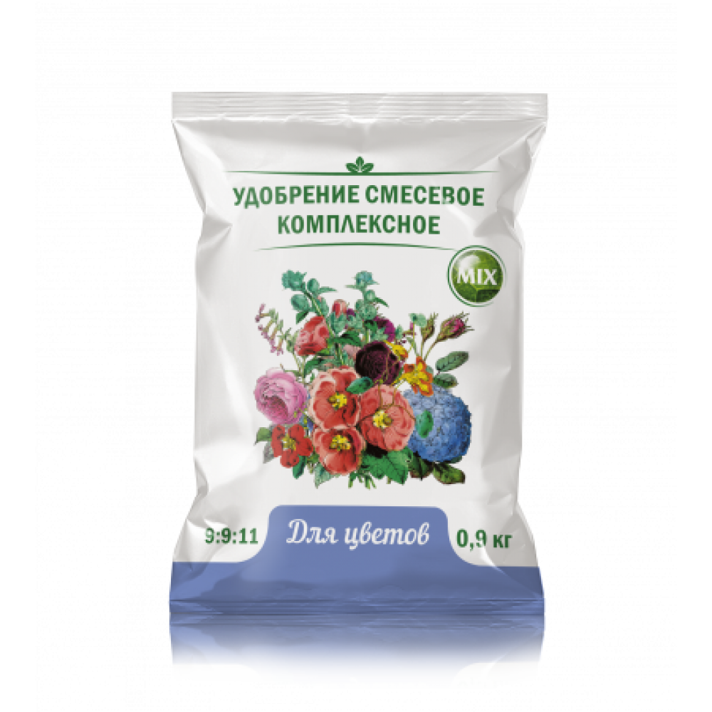 Удобрение комплексное Цветочное 0,9кг Нов-Агро 