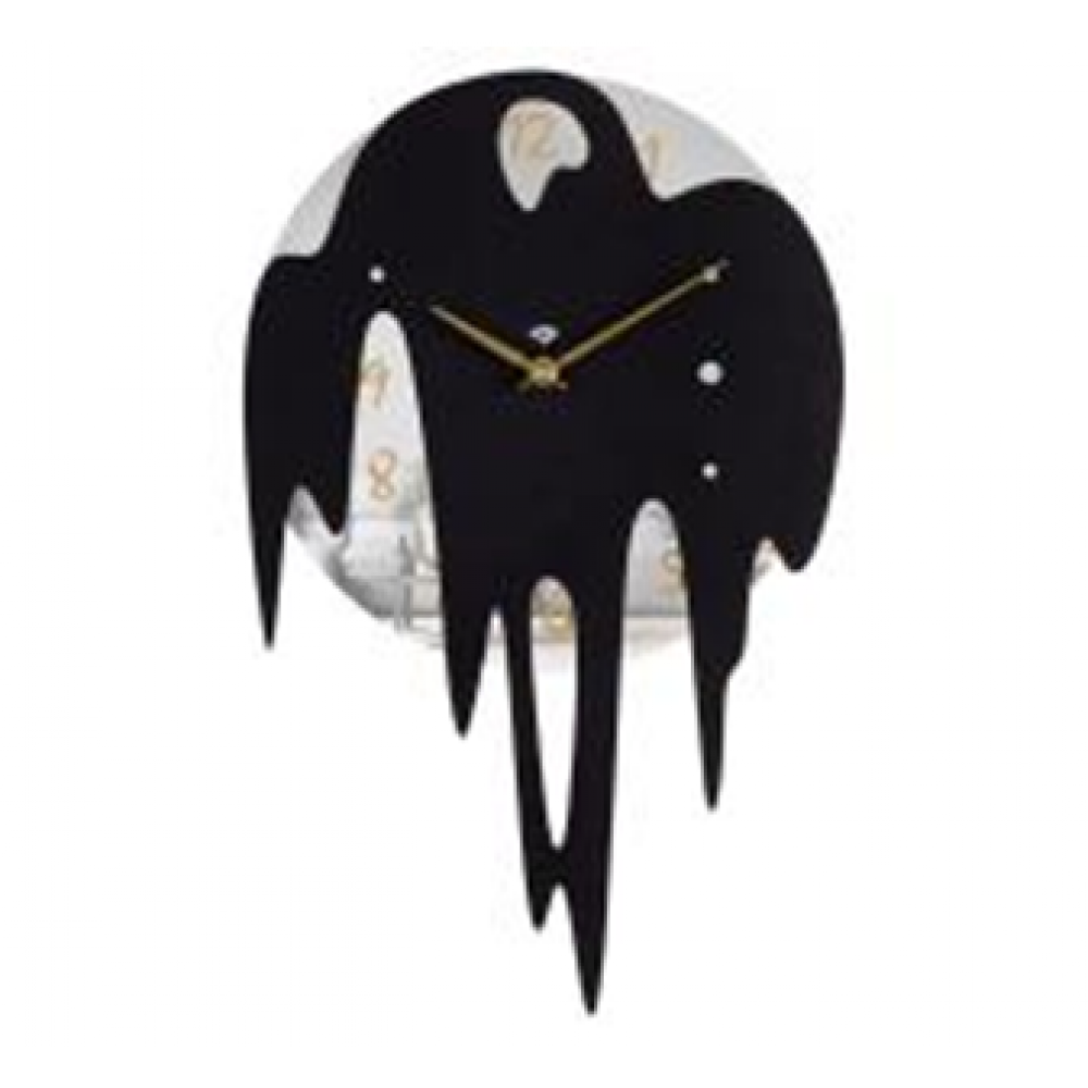 Часы настенные из металла с зеркалом,открытая стрелка, d=30см, "Течение времени" Рубин 4730-001 Часы настенные из металла с зеркалом,открытая стрелка, d=30см, "Течение времени" Рубин 4730-001