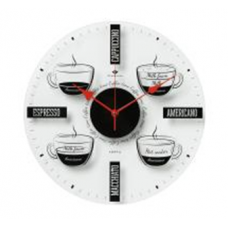 Часы настенные прозрачные, открытая стрелка "Coffee time" 3433-001 Часы настенные прозрачные, открытая стрелка "Coffee time" 3433-001