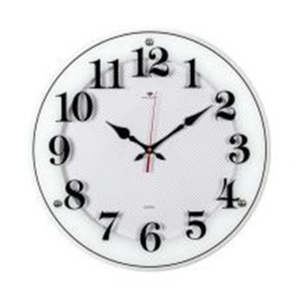 Часы настенные круг d=39см, корпус белый "Классика в полоску" "Рубин" 4040-1241W Часы настенные круг d=39см, корпус белый "Классика в полоску" "Рубин" 4040-1241W
