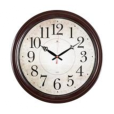 Часы настенные круглые d=48 см, корпус коричневый "Классика" "Рубин" 4840-002 Часы настенные круглые d=48 см, корпус коричневый "Классика" "Рубин" 4840-002