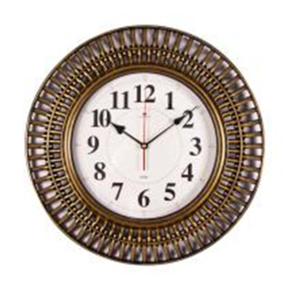 Часы настенные круг d=51 см, корпус черный с бронзой "Классика" "Рубин" 5029-003B Часы настенные круг d=51 см, корпус черный с бронзой "Классика" "Рубин" 5029-003B