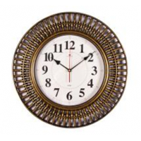 Часы настенные круг d=51 см, корпус черный с бронзой "Классика" "Рубин" 5029-003B