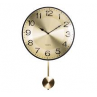 Часы настенные интерьерные из МДФ с маятником d =28 см "Классика" Рубин 2829-001