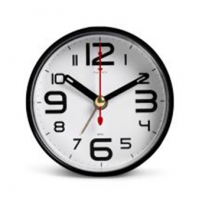 Будильник кварц, корпус черный "Классика" "Рубин" В7-001B