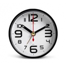 Будильник кварц, корпус черный "Классика" "Рубин" В7-001B Будильник кварц, корпус черный "Классика" "Рубин" В7-001B