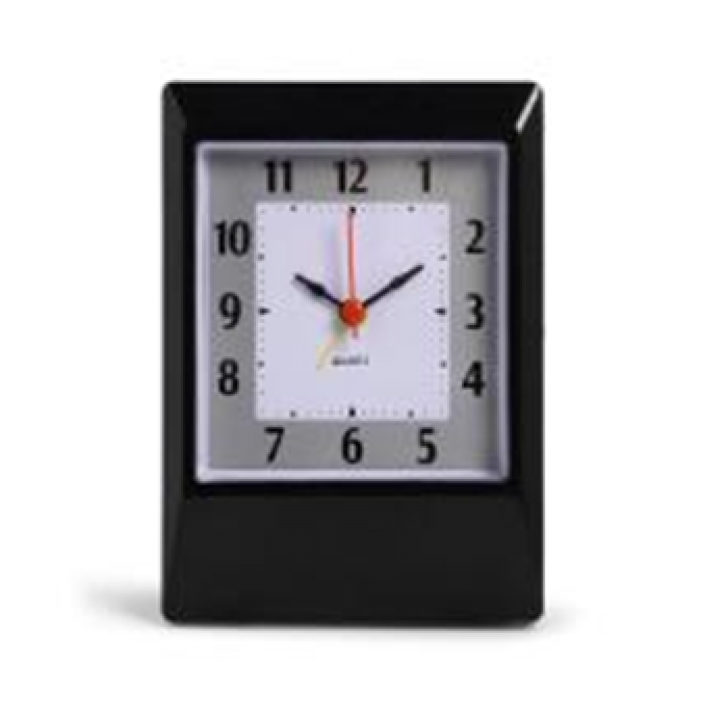 Будильник кварц, корпус черный "Классика" "Рубин" В10-001