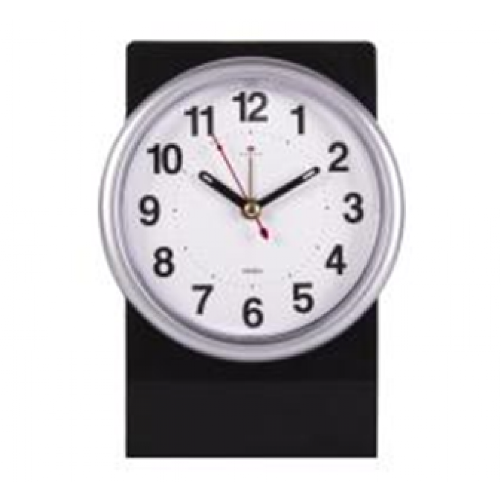 Будильник кварц, корпус черный "Классика" "Рубин" В11-001