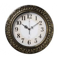Часы настенные круг d=35 см, корпус черный с золотом "Классика" "Рубин" 3524-007 Часы настенные круг d=35 см, корпус черный с золотом "Классика" "Рубин" 3524-007