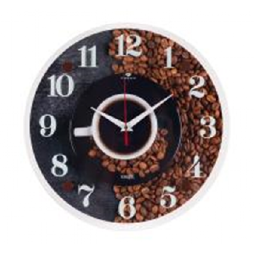 Часы настенные "Чёрный кофе" Рубин 3030-045 Часы настенные "Чёрный кофе" Рубин 3030-045
