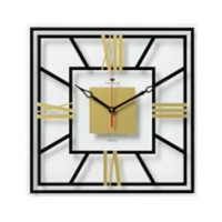 Часы настенные прозрачные 35х35см, открытая стрелка "Рим" 3537-002