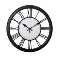 Часы настенные круг d=40см, корпус чёрный, "Классика", Рубин 4014-003