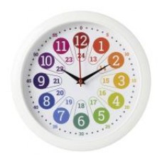 Часы настенные детские круг d=29см, корпус белый, развивающие "Время учиться", Рубин 6026-032 Часы настенные детские круг d=29см, корпус белый, развивающие "Время учиться", Рубин 6026-032