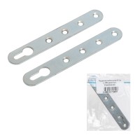 Петля (подвеска) навесная, угловая, цинк, 2шт/упак, 4019