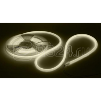 Светодиодная лента 24В   9,6Вт/м 3000K 120св/м IP68 (комплект 5м) термостойкая для бани