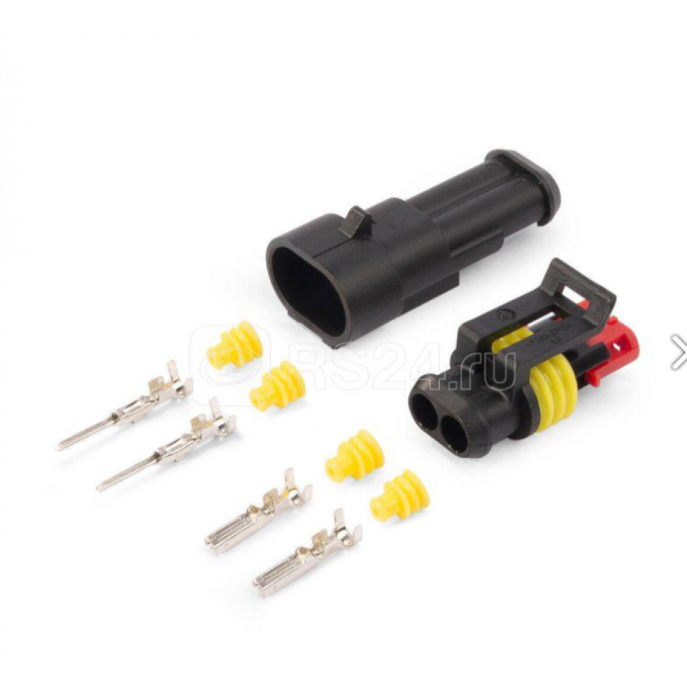 Разъем герметичный автомобильный РГА-2П КВТ 89504 Разъем герметичный автомобильный РГА-2П КВТ 89504