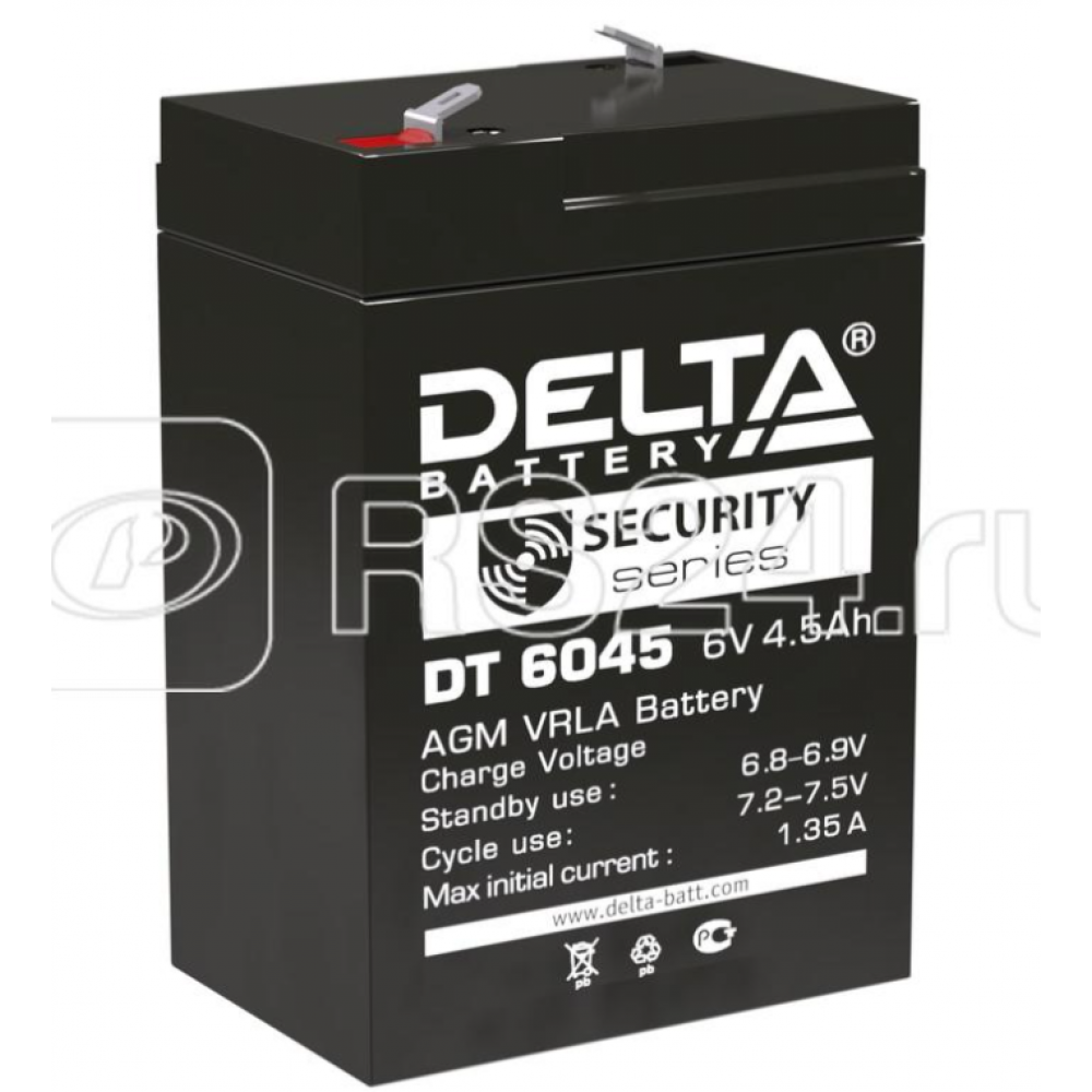Аккумулятор ОПС 6В 4.5А.ч DT 6045 Delta 4614010040031