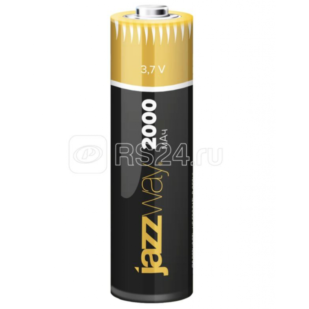 Аккумулятор 18650 3.7В Li-Ion 2000мА.ч с защитой JazzWay 5012042 Аккумулятор 18650 3.7В Li-Ion 2000мА.ч с защитой JazzWay 5012042