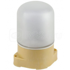 Светильник для бани НББ 01-60-007 пластик/стекло прямой IP65 437784