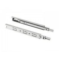 Направляющие шариковые 45-450 хром с доводчиком StahlBuro (2шт/уп) (16338)