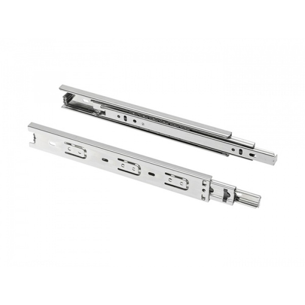 Направляющие шариковые 45-350 хром с доводчиком StahlBuro (2шт/уп) (16336) Направляющие шариковые 45-350 хром с доводчиком StahlBuro (2шт/уп) (16336)