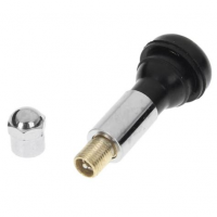 Вентиль для бескамерных шин R14 хром 003232