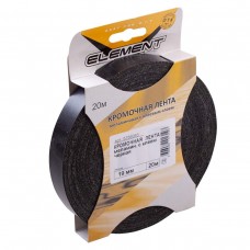 Кром.лента мелам. с клеем 19мм, черный (20м/1упак), 005220