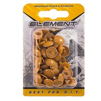 Заглушка на мебел.стяжку(конфирмат) бук, 1/50шт, 019760