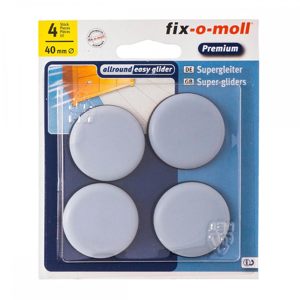 Подпятник скольз.антицарап.самоклеющ. Д-40мм, 4шт/1упак, 245820 Подпятник скольз.антицарап.самоклеющ. Д-40мм, 4шт/1упак, 245820