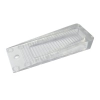 Стопор-клин для двери напольн. 98х36мм, прозрачный, 246710