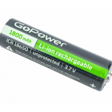 Аккумулятор 18650 3.7В 1800mAh GoPower 00-00018351