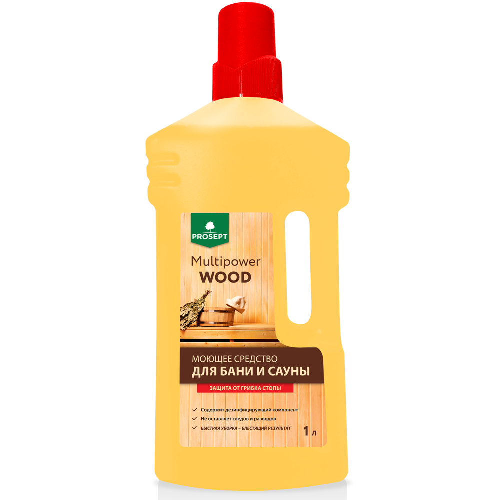 Средство для мытья бани и сауну Multipower Wood 1л(267-1)